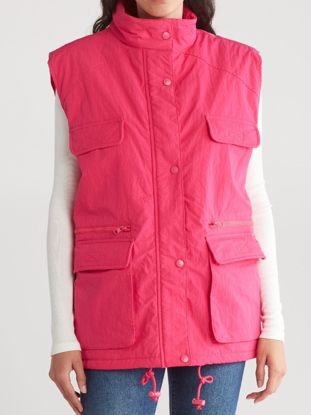 Topshop Fuchsia Vest - Size small - NWT